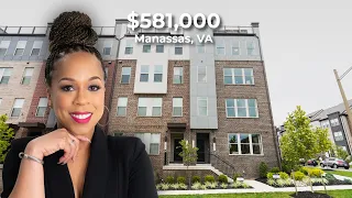 Northern VA Townhome Tour Innovation Town Center 581K 3 Bed 2 5Bath 2 450 SqFt New Build