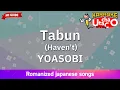 Lagu Tabun – YOASOBI (Romaji Karaoke no guide)