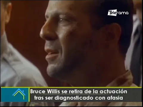 Bruce Willis se retira de la actuación tras ser diagnosticado con afasia