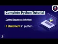 Python Tutorial in Hindi if Statement in Python if Statement in Python Programming