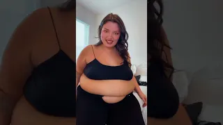jasminexo button popping with jeans bbw girl 