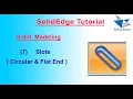 How to Make Slote in SolidEdge Slote in SolidEdge SolidEdge Features
