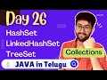 Day 26 Java Collections HashSet TreeSet in Telugu Java Course in Telugu Vamsi Bhavani