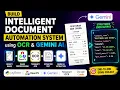 Build an Intelligent Document Automation Project using OCR Gemini AI End-to-End GenAI Project