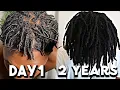 2 Year Visual Locs Journey 1 - 24 Months Starter Locs Journey Dreadlocks Journey