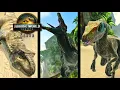 Lagu DEFEATING REBIRTH T REX, SPINOSAURUS \u0026 VELOCIRAPTOR BOSSES!! | Jurassic World Alive 3.18
