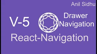 React Navigation 5 tutorial Drawer Navigation