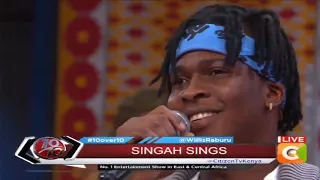 singah sings perfoming live on 10 over 10 