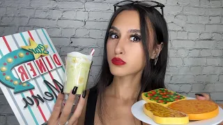 ASMR| SASSY waitress serves YOU at the DINER 😳