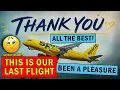 Emotional Radios on SPIRIT AIRLINES Final Flight Farewell to BANANA Planes