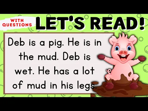 Download MP3 LET'S READ! | ENGLISH READING COMPREHENSION | PRACTICE READING | Teaching Mama
