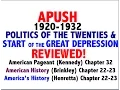 American Pageant Chapter 32 APUSH Review