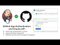 Online Meetup GitHub Apps Authentication Checks API for Jenkins