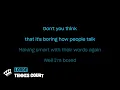 Lorde - Tennis Court (Karaoke Version)