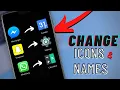 How to Change Apps icon Apps Name on Android easy no root