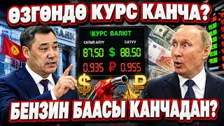БҮГҮНКҮ КУРС УШУНДАЙ БОЛДУ 💪🏻 #курсрублькыргызстансегодня