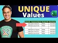 Excel Tricks How to Find Unique Values in Microsoft Excel