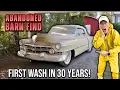 First Wash in 30 Years ABANDONED Barn Find Cadillac Car Detailing Restoration