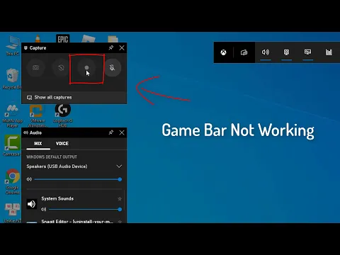 Download MP3 How To Fix Game Bar Not Working in Windows 10