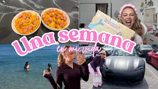 UNA SEMANA CONMIGO 🎀 Mi nuevo coche  ✨ universidad 🇺🇸 día de playa y  cocino para mi novio 🤪
