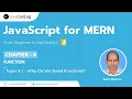 4 01 - Introduction to Functions in JavaScript Why Do We Need Functions Modularity New Series
