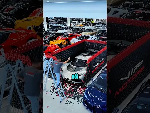 Anh ấy dùng 14.000 quân domino, nhưng tất cả đã sụp đổ vì một sai lầm nhỏ. 😱
