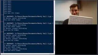 Explaining the Monty Hall Problem using Python Programming
