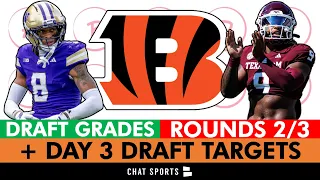 Bengals Draft Grades Day 2 Cashius Howell Tacario Davis Drafted In Rd 2-3 Day 3 Draft Targets