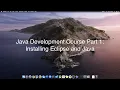 Java Development Course Part 1 Installing Eclipse and Java