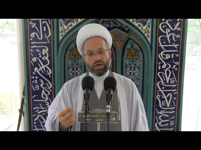 ⁣الامام الرضا (ع) و تربية النفس - خطبة الجمعة الاولى - 8 ذوالقعدة 1437