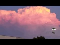 Lightning cloud over Walmart in charlotte mi