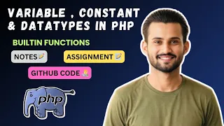PHP Variables Constants Data Types Explained in ONE Beginner to Pro Tutorial 2026