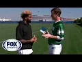 Odell Beckham Jr catches Peanut M M S from Cooper Manning -