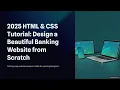 2025 HTML CSS Tutorial Design a Beautiful Banking Website from Scratch