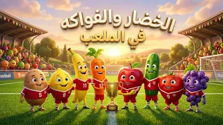 الخضار والفواكه في الملعب                                         دندنها