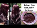Burgundy Hair Color at Home Hinaya