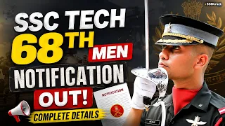 Indian Army SSC Tech 68th Men Notification (April 2027 Course)