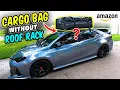How to install Rooftop Cargo Bag Without Roof Rack - Review