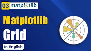 How to add Grid Lines using the Matplotlib library English Matplotlib Tutorial 3