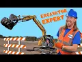 Lagu Excavator Expert New Song | Handyman Hal uses Construction Equipment and Vehicles