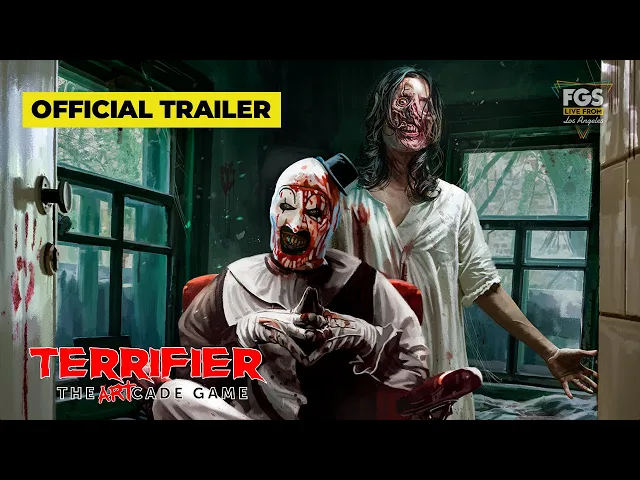 Terrifier The ARTcade Game - Official Trailer - FGS Live From Los Angeles