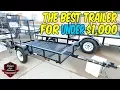 The Best Trailer For UNDER 1 000 Showing My Very First Utility Trailer From Tractor Supply Co