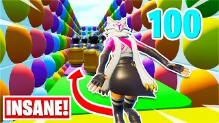 I found the most UNIQUE 100 Level Deathrun MUST PLAY Fortnite Creative