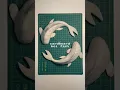 cardboard koi fishes
