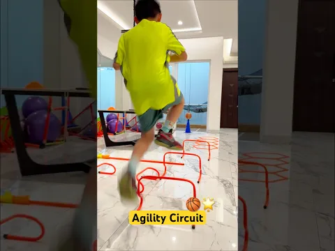Agility Circuit to make you Fast Like Ninjas 🥷 #shorts #speedandagility #speedup