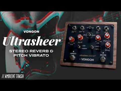 Vongon Ultrasheer Stereo Reverb + Vibrato | Delicious Audio