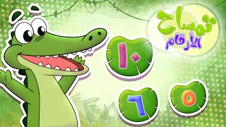 Marah Tv قناة مرح برنامج تمساح الأرقام ترتيب الارقام التنازلي 