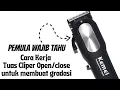 Download Lagu Tutorial Pangkas Rambut Pemula 2023 || Fungsi tuas cliper untuk membuat garis gradasi.