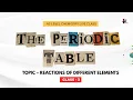 THE PERIODIC TABLE Keddy Edtech Cambridge Online Tuition for Grade 6 to A-Level Learn Smarter