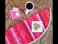 Quilt-As-You-Go Watermelon Table Runner